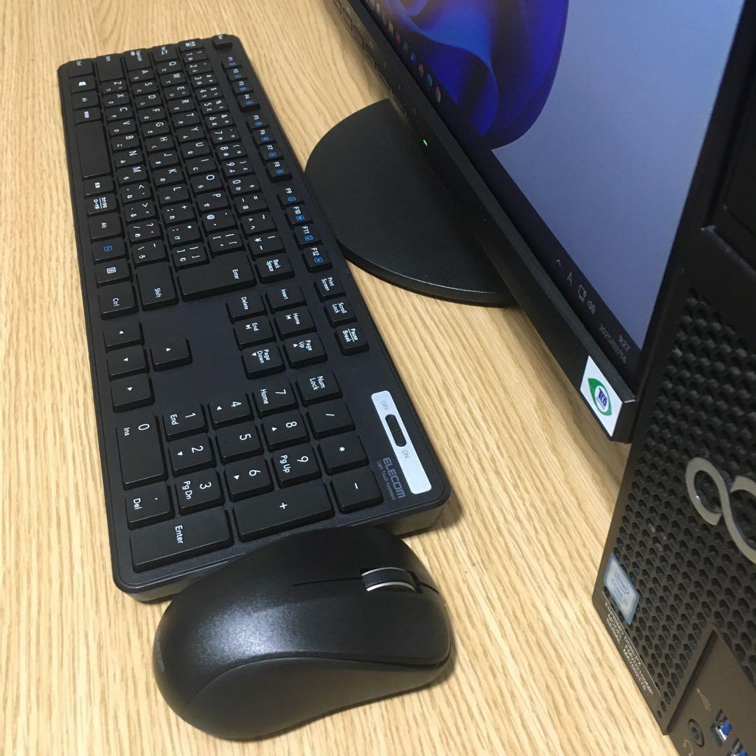 富士通 ESPRIMO Win11 強力デスクトップ 23.8'モニター 取説付