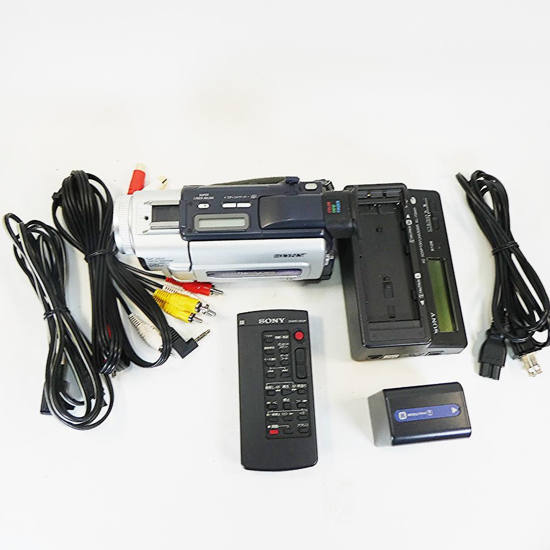 動作品 ソニーDCR-TRV107 MiniDV ビデオカメラ DVDダビングに