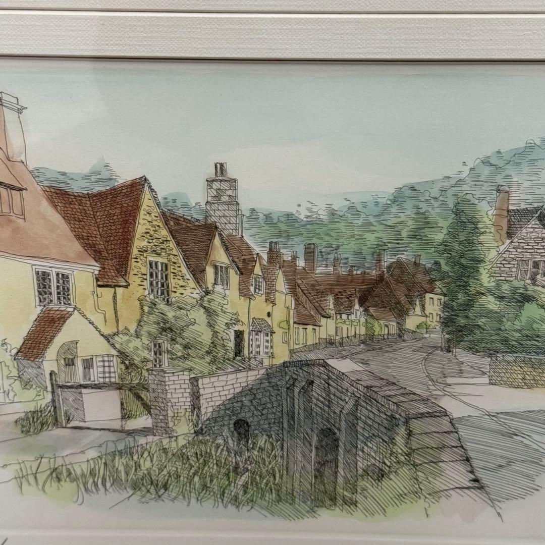 H17KZ7b 織田義郎 リトグラフ 47/100 額装