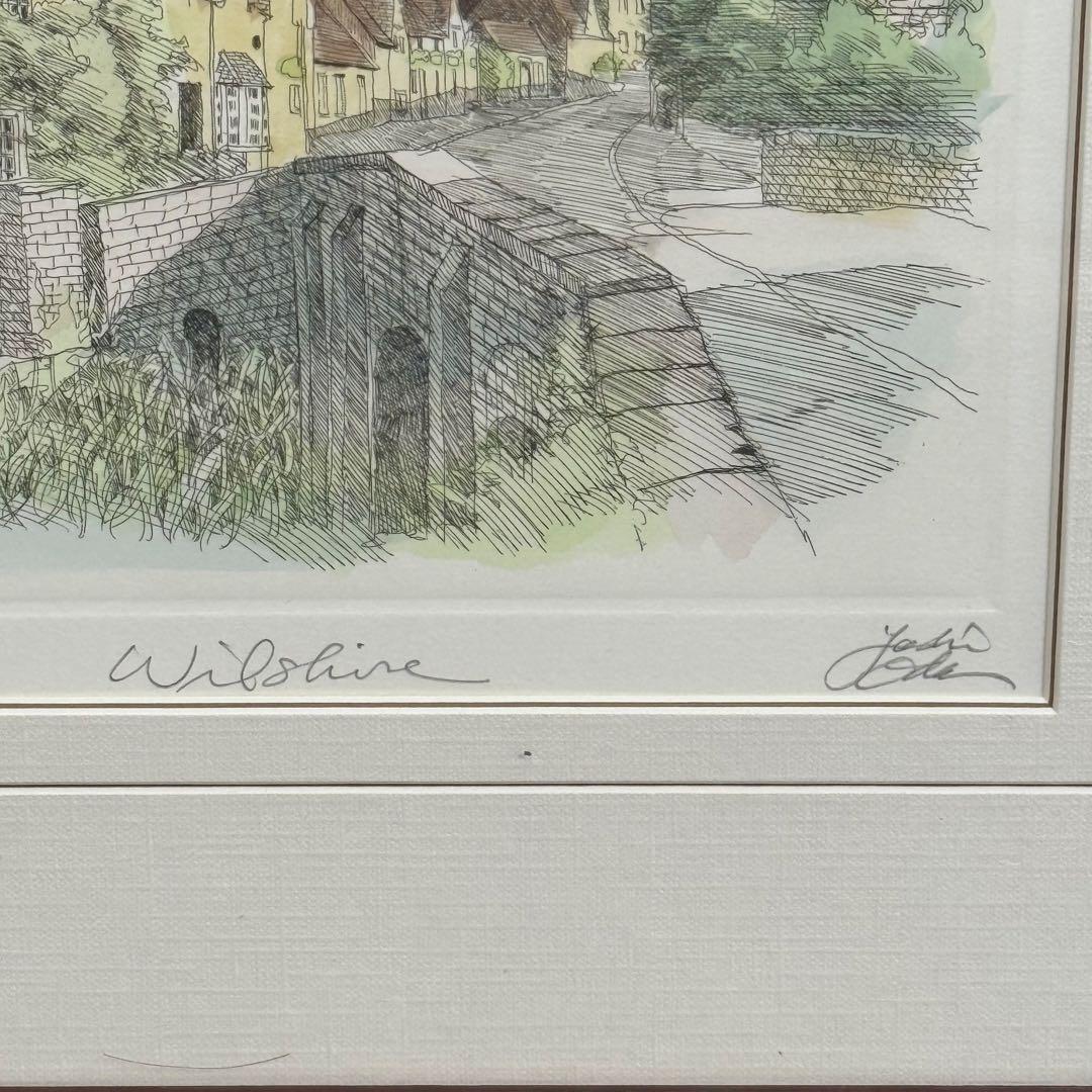 H17KZ7b 織田義郎 リトグラフ 47/100 額装