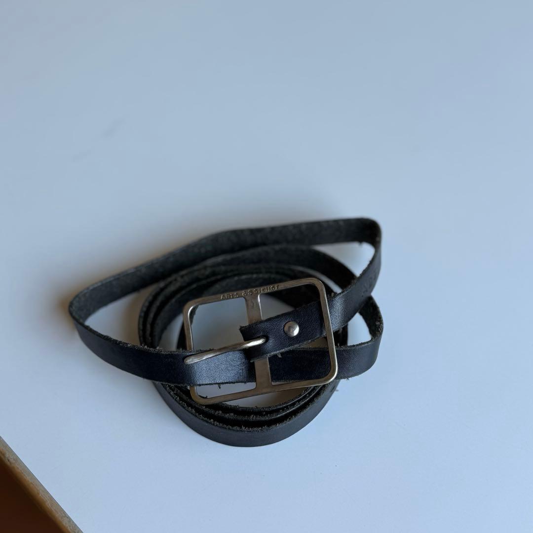 arts&science thin buckle belt S ベルト