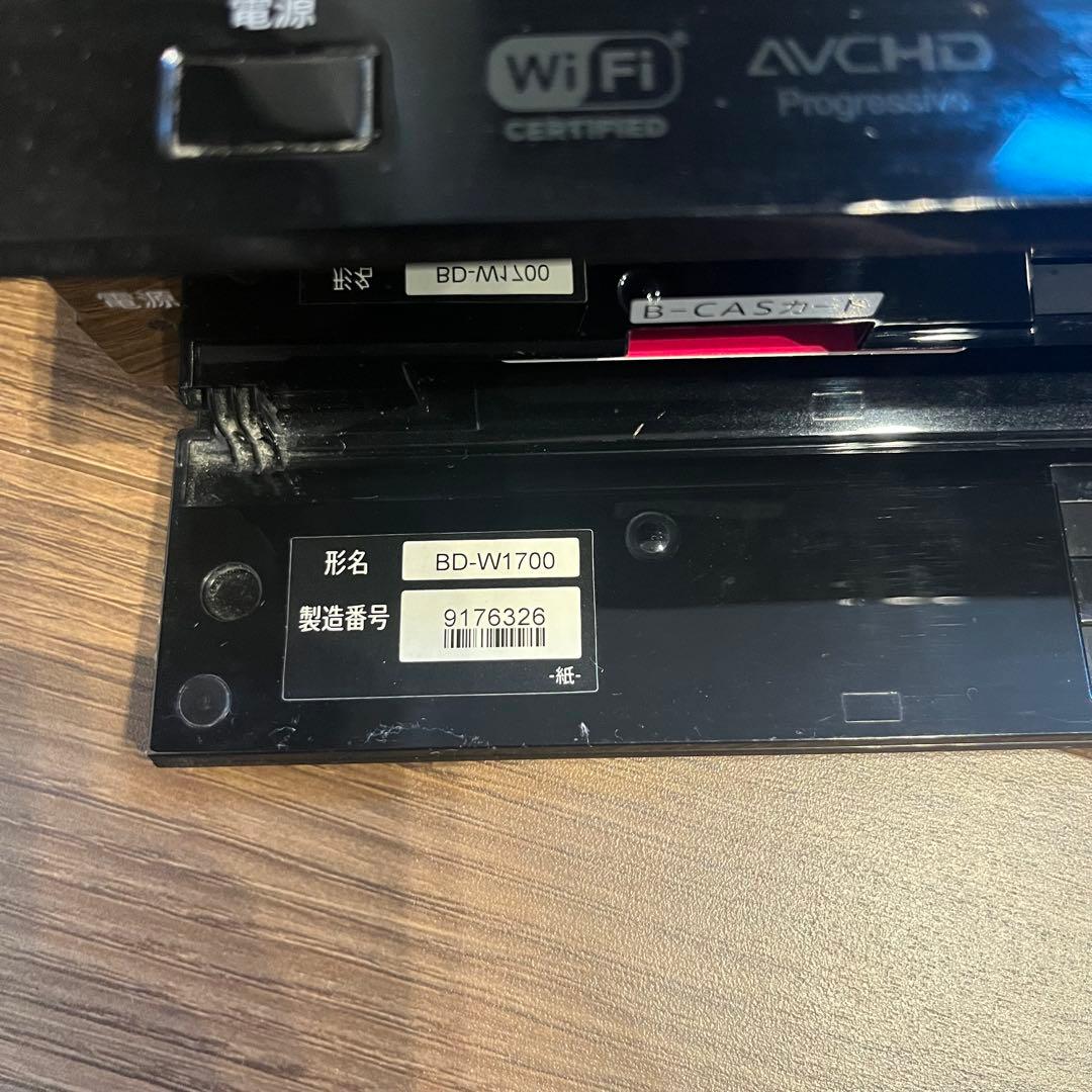 SHARP BD-W1700 ブルーレイレコーダー