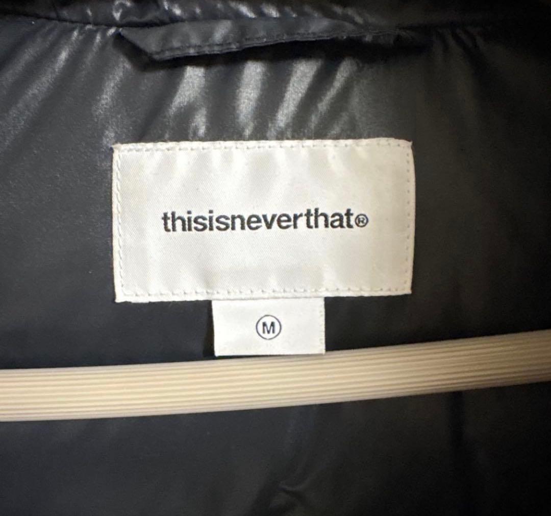 thisisneverthat ダウンジャケット ブラック
