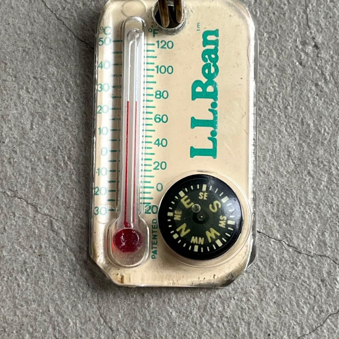 80s-90s LLBean Zip-O Gage 温度計コンパス キーホルダー