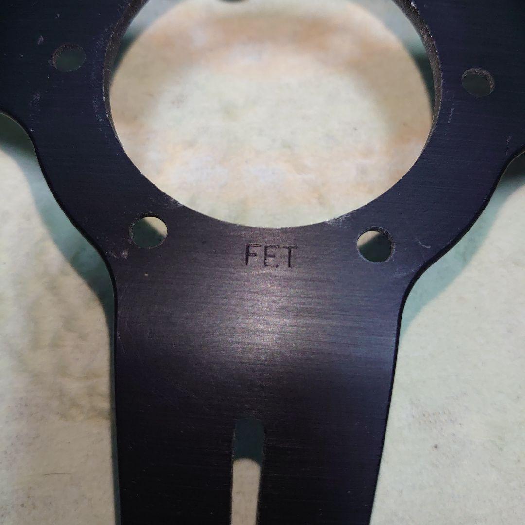 NARDIスポーツ36 Φブラック パンチングレザーレッドステッチ