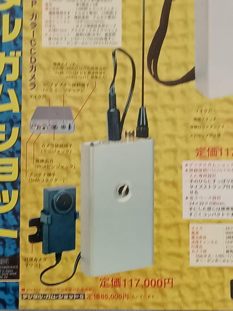 デジタル・ガム・ショット (小型カメラ)。