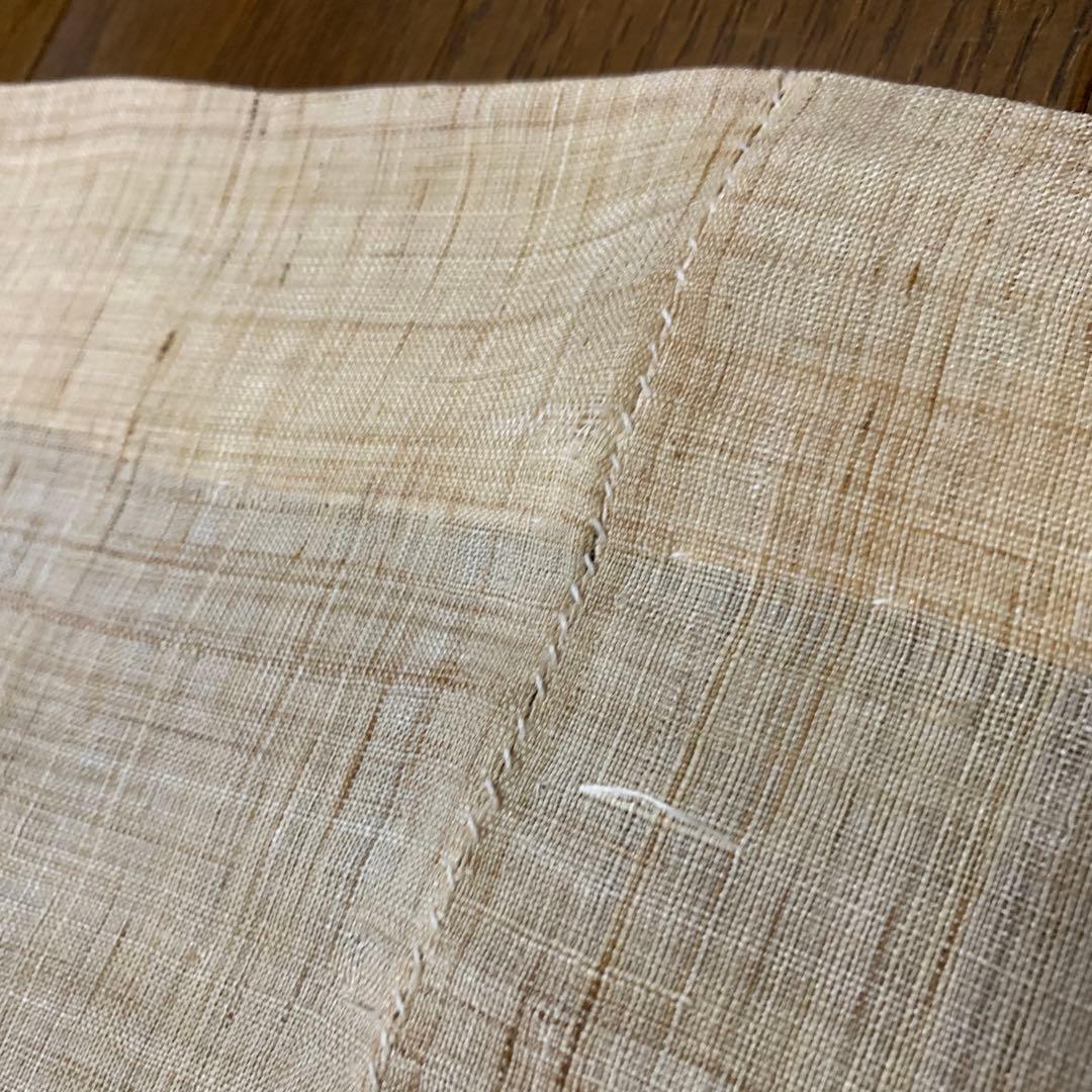 芭蕉布琉球紅型暖簾　手染め紅型染　沖縄　芭蕉紙　木箱入り　留美子 佐藤出品