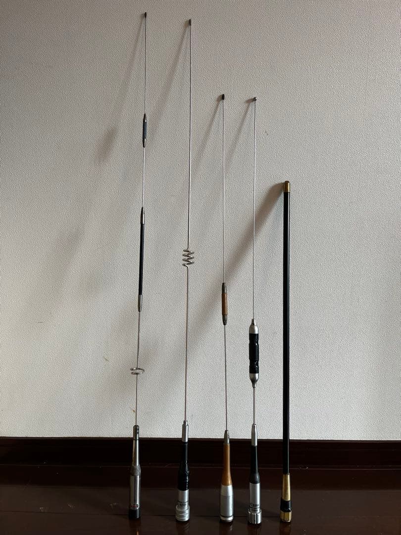 今月16日まで値下げ❗️アマチュア無線用？アンテナ5本セット　当時物