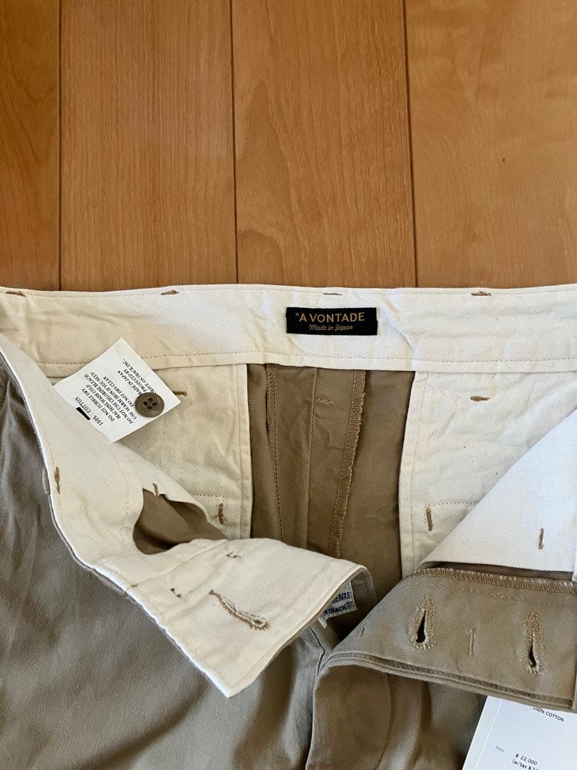 A VONTADE アボンタージ　チノパンツ ワイドフィット