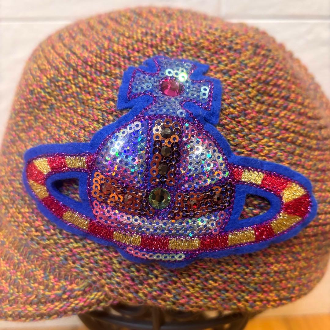 ヴィヴィアンウエストウッド 帽子 クロッシェ キャスケット