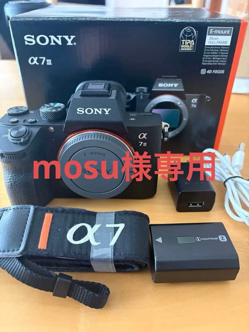 SONY α7Ⅲ ボディ ILCE-7M3 美品 【シャッター数8300回】