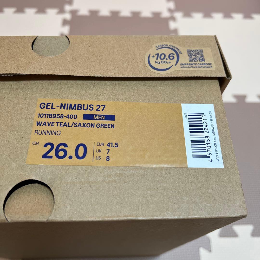 アシックス ゲルニンバス27｜26.0 cm｜美品