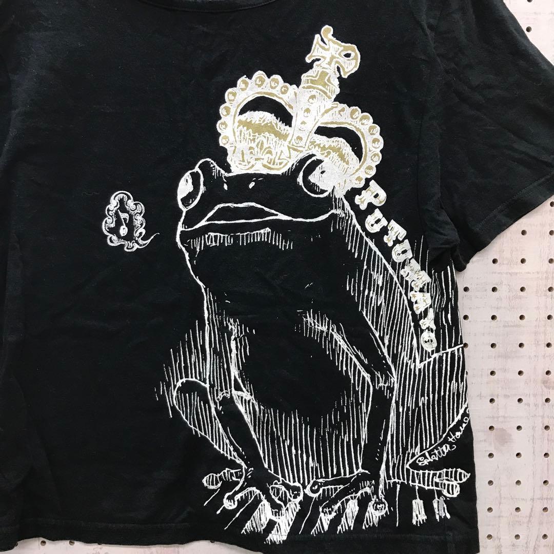 原宿ストリートキッズ 古着 PUTUMAYO クラウン カエルの王様トップス