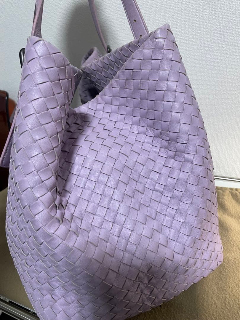 Bottega Veneta 紫 トートバッグ/ラージサイズ