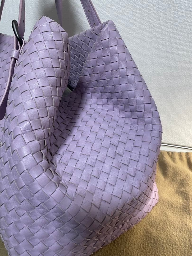Bottega Veneta 紫 トートバッグ/ラージサイズ
