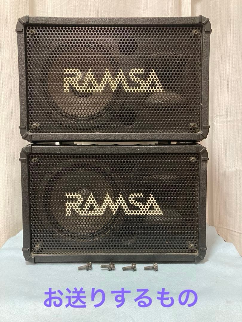 DECO◆RAMSA／スピーカー／2台セット／WS-A80／ブラック