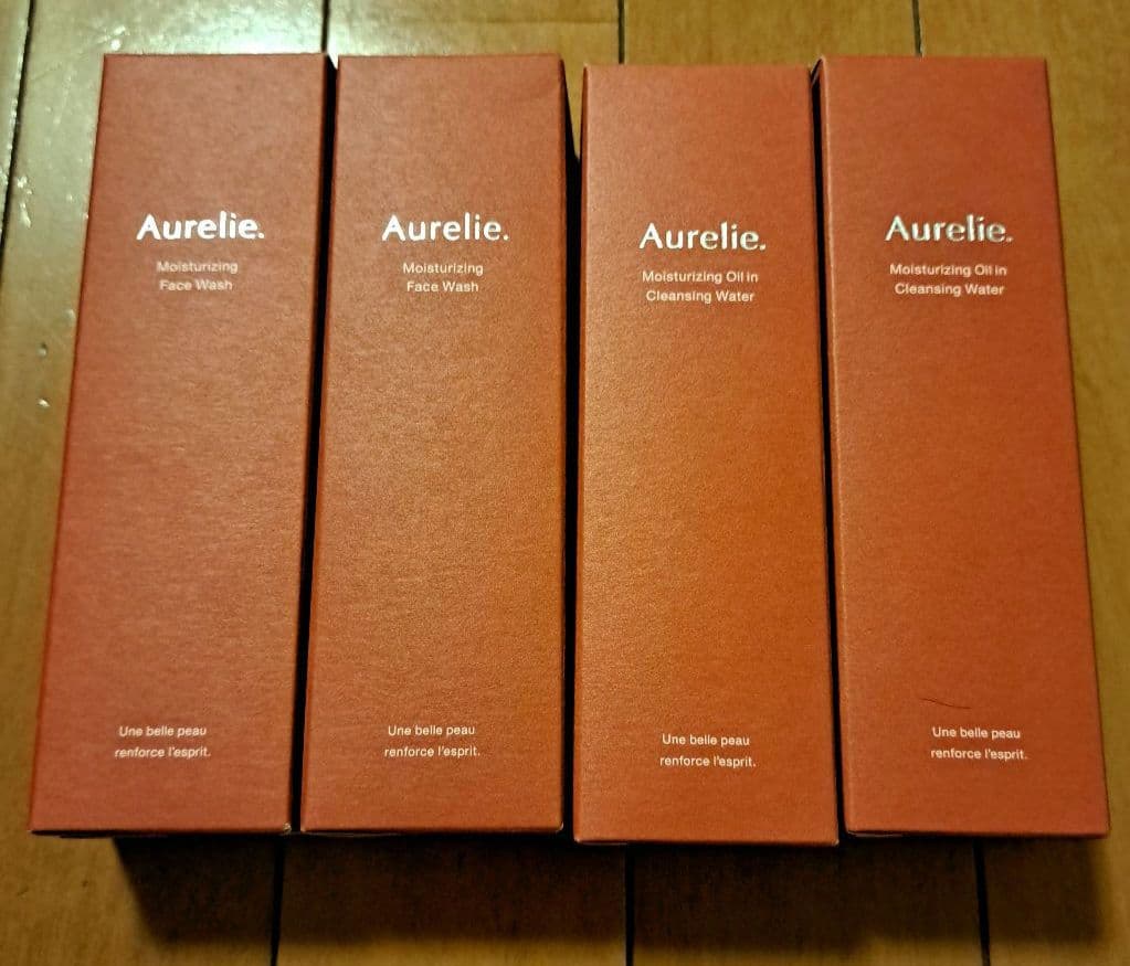 【新品】Aurelieオイルインクレンジングウォーター&フェイスウォッシュ 4本