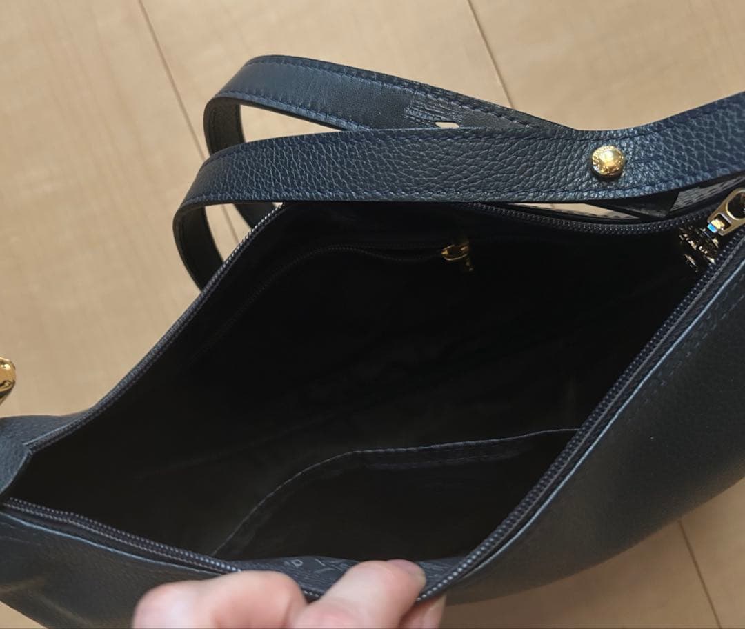 【ヤマネ　難あり】Longchamp ハンドバッグ