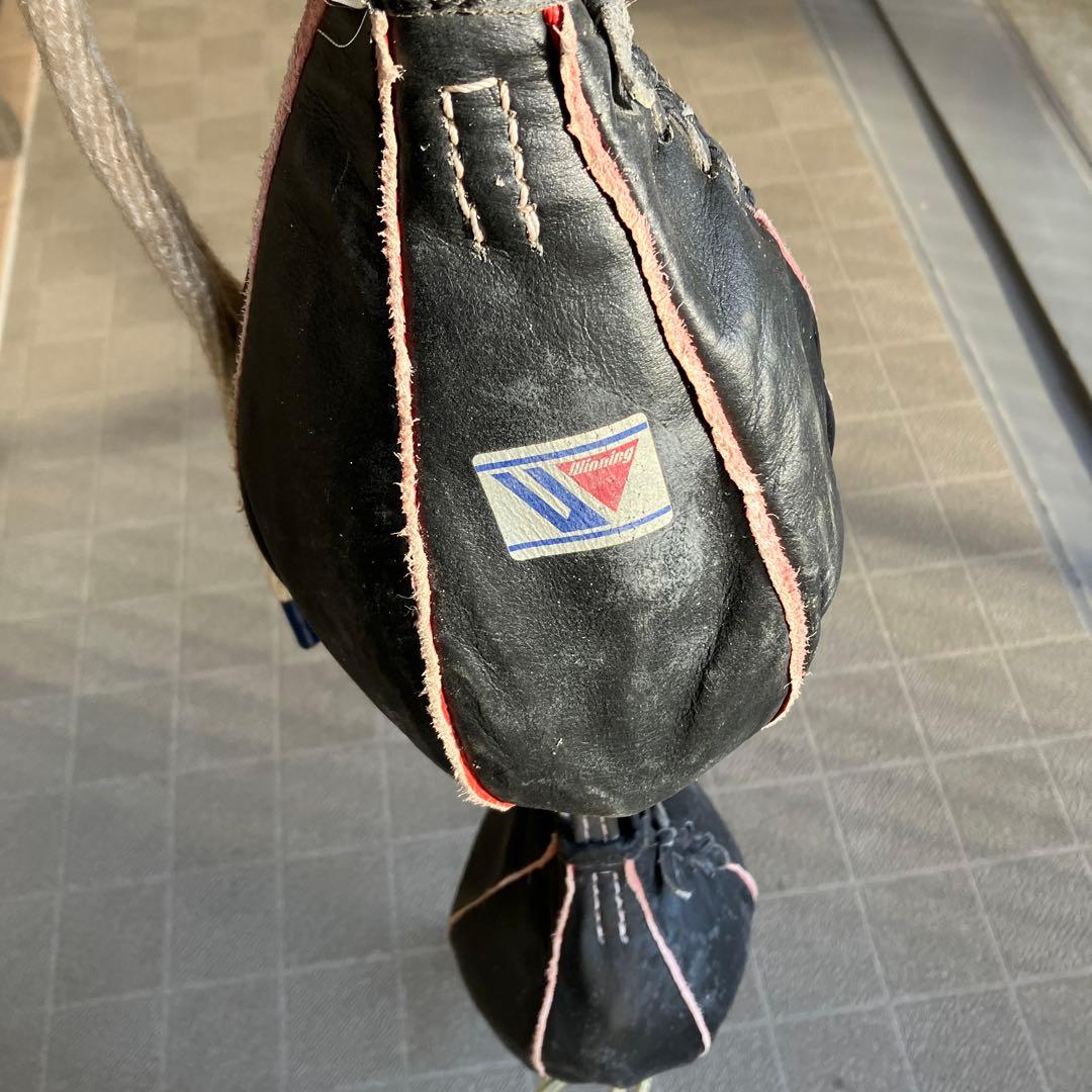 Winning パンチングボール ダブルエンド￼ しずく型ダブル　黒ウイニング