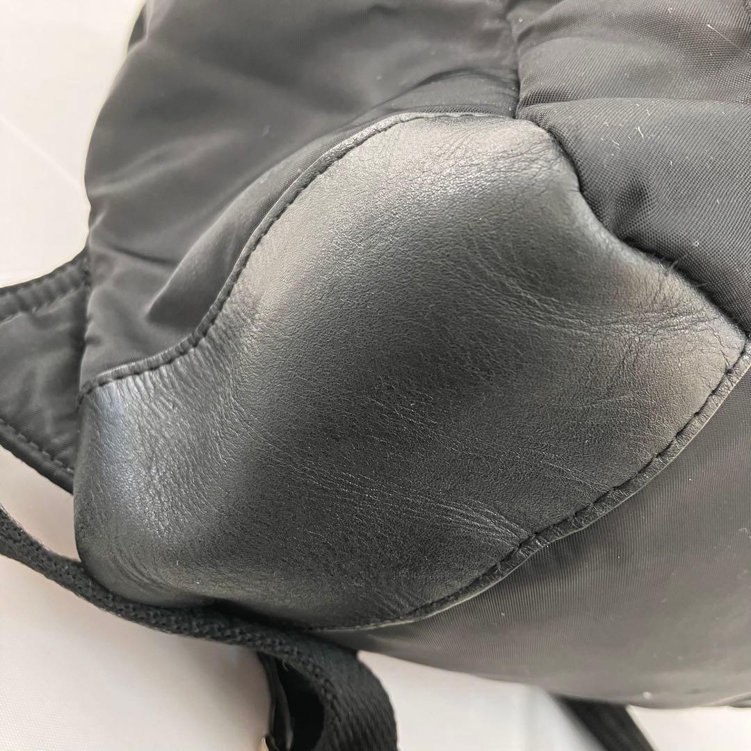 ポールスミス レザー ナイロン リュック マルチボーダー刺繍 軽量 ロゴプレート