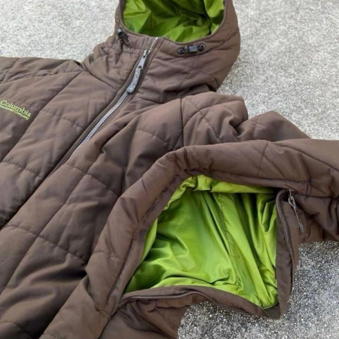ジャケット・アウター 90s Columbia hooded puffer jacket brown