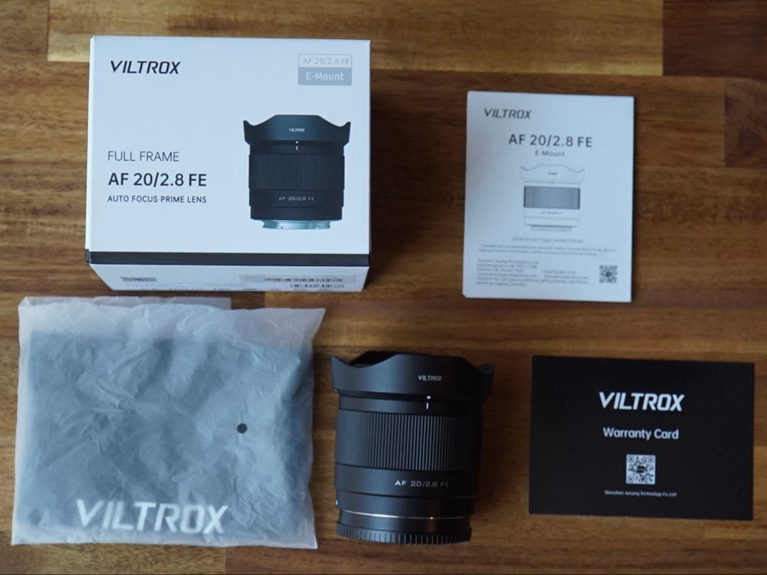 VILTROX 20mm F2.8 SONY Eマウント AF フルサイズ