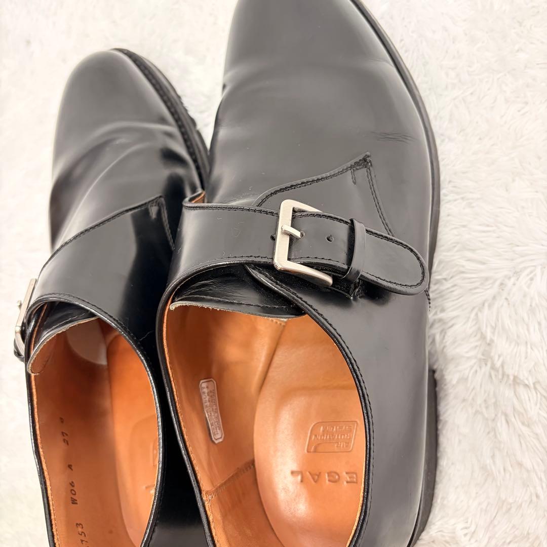 良品✨REGAL リーガルモンクストラップレザー　ブラック　27cm