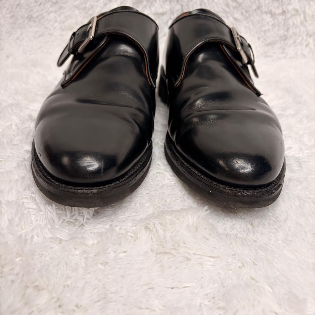 良品✨REGAL リーガルモンクストラップレザー　ブラック　27cm