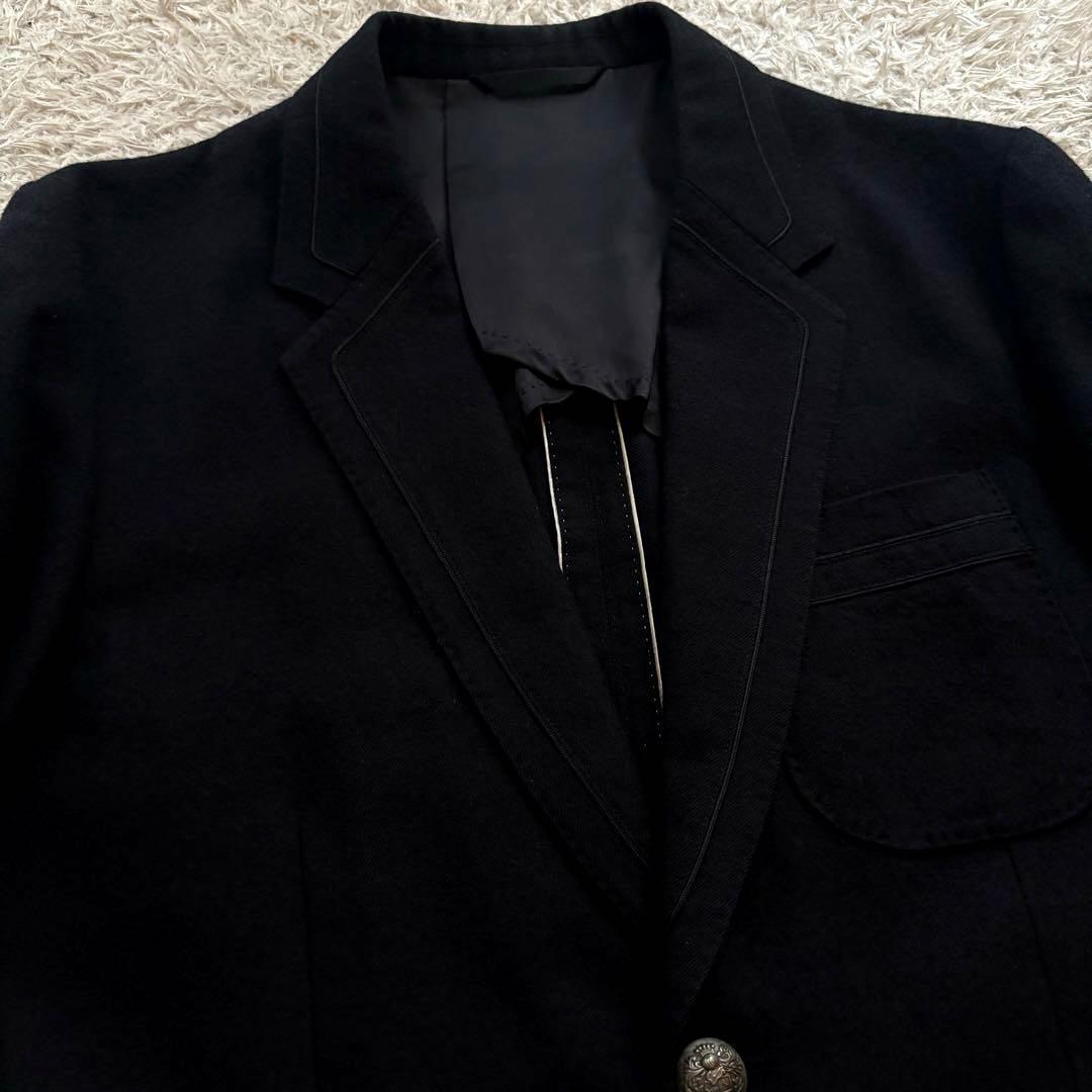 ★希少 Lサイズ★ ポールスミス ナポレオンジャケット 銀ボタン 日本製 黒