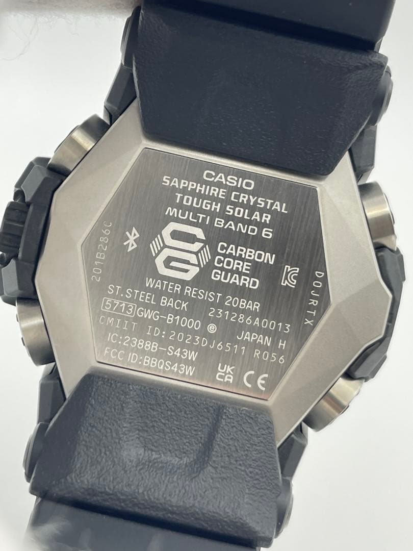 美品 G-SHOCK GWG-B1000-1AJF マッドマスター カシオ