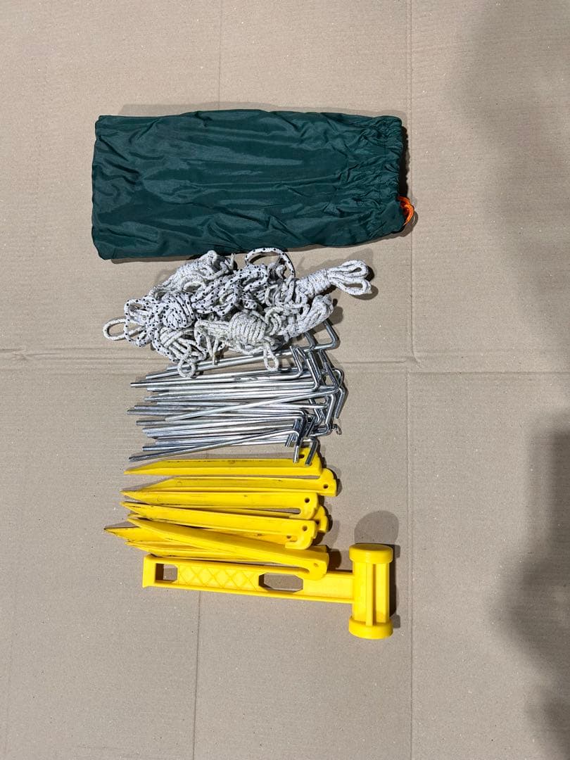 美品！Coleman タフスクリーン2ルームハウス　エリステ付き