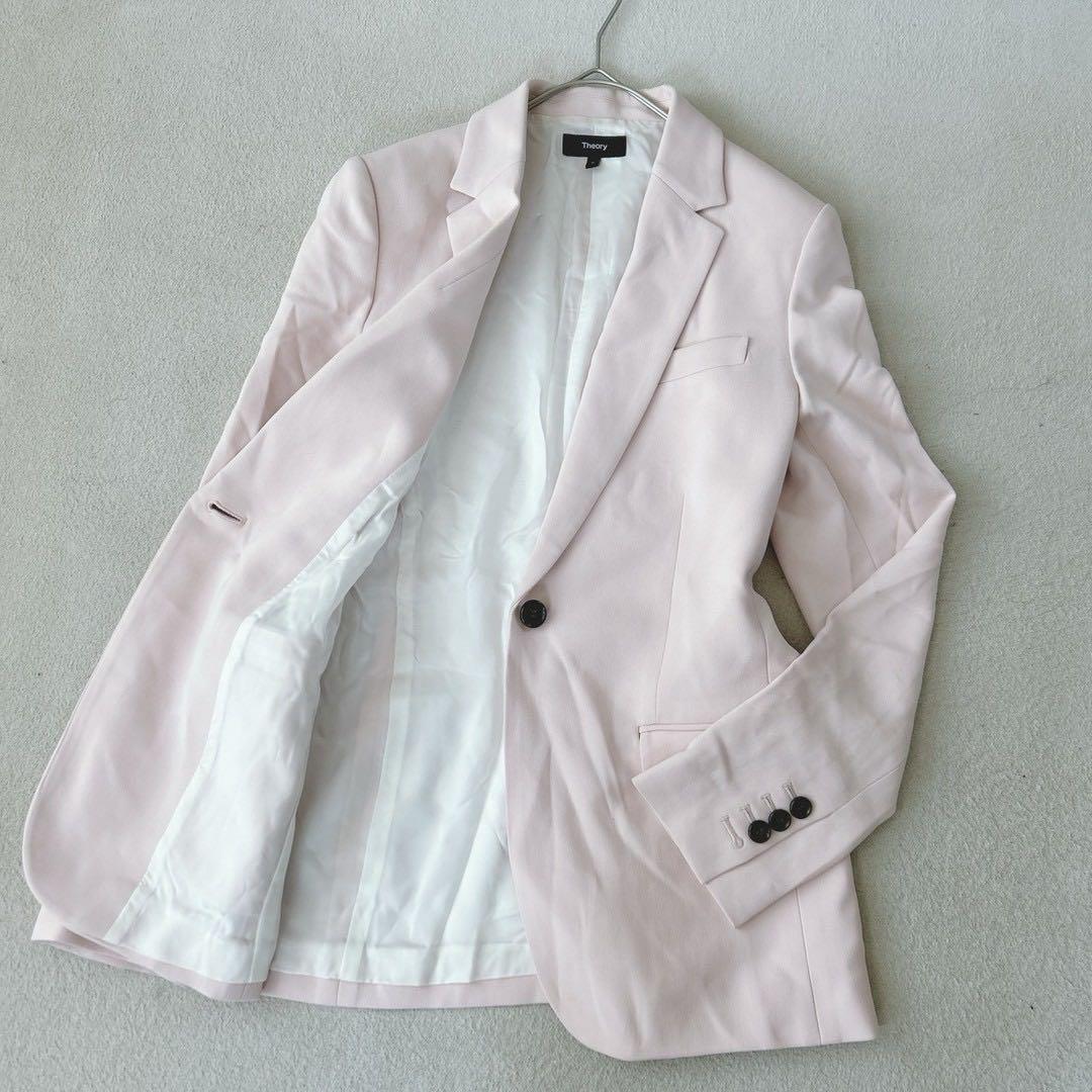 2024年✨セオリー　テーラードジャケット　STAPLE BLAZER Bピンク