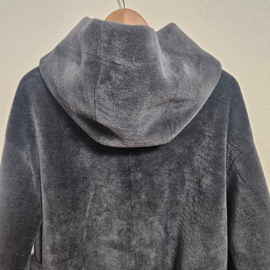 美品　FURFUR ファーファー　ボアダッフルコート グレー　ロング