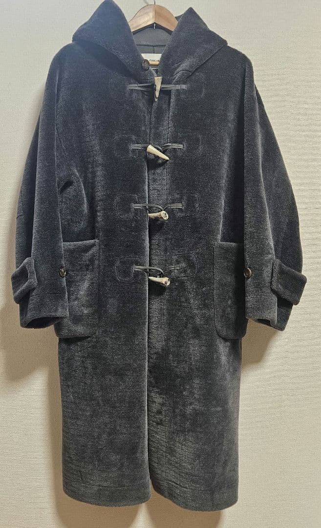 美品　FURFUR ファーファー　ボアダッフルコート グレー　ロング