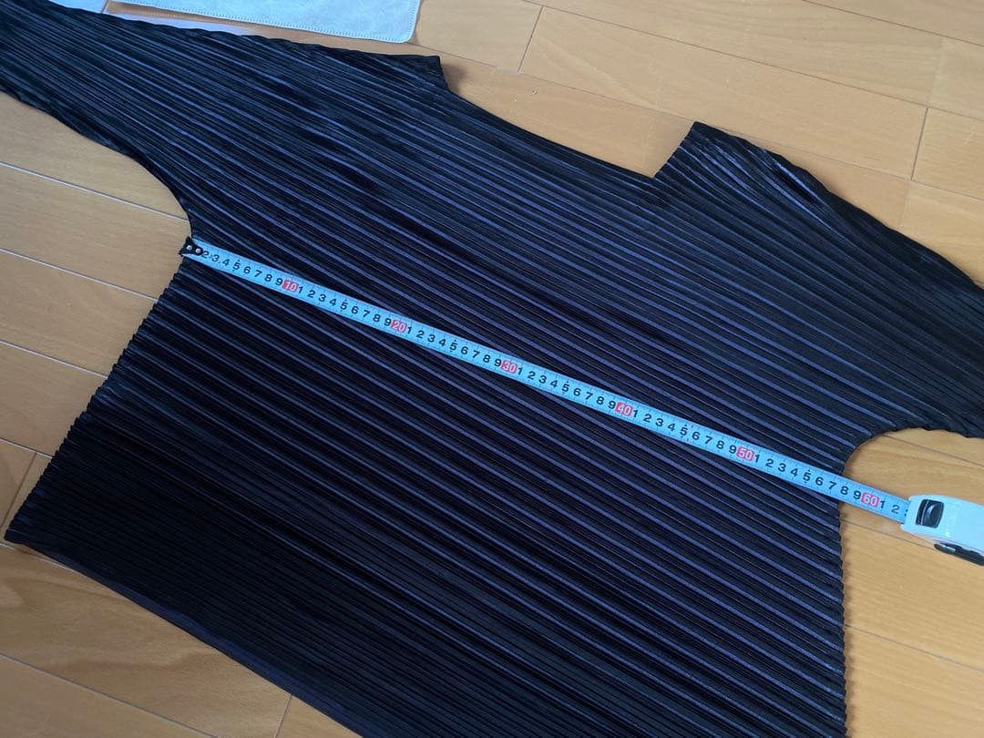 PLEATS PLEASE 横プリーツストライプ チュニック