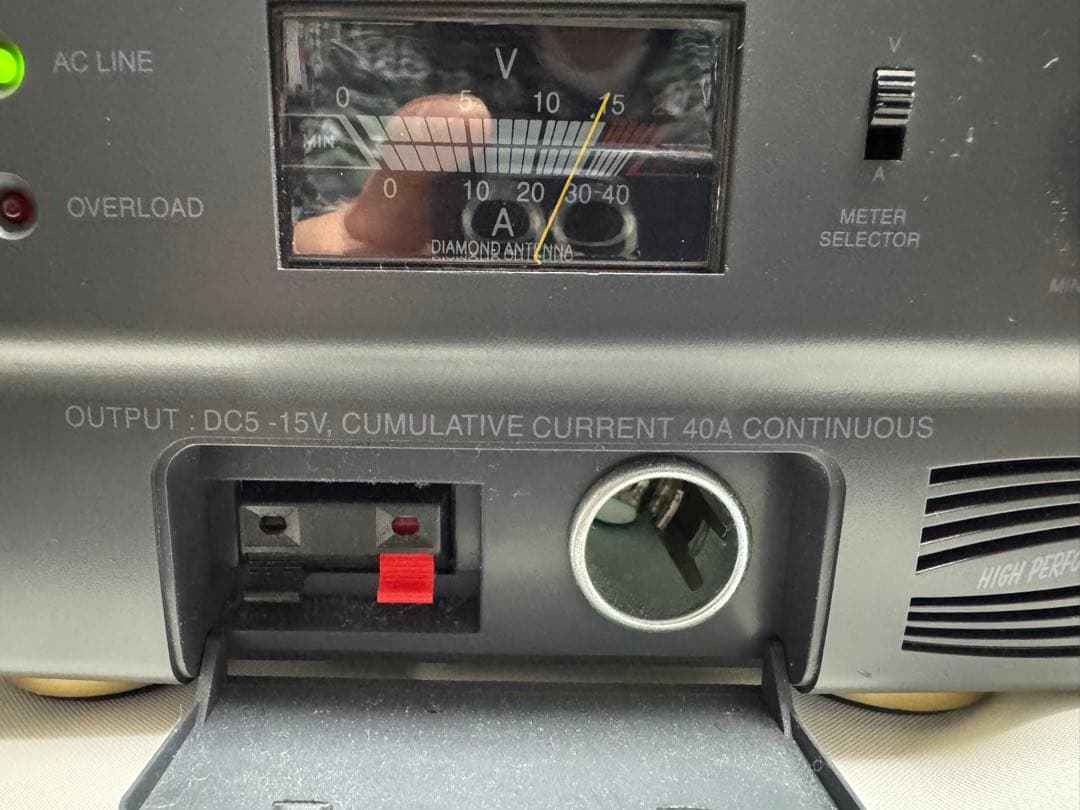 ダイヤモンドアンテナ　スイッチング安定化電源　４０アンペア GZV4000