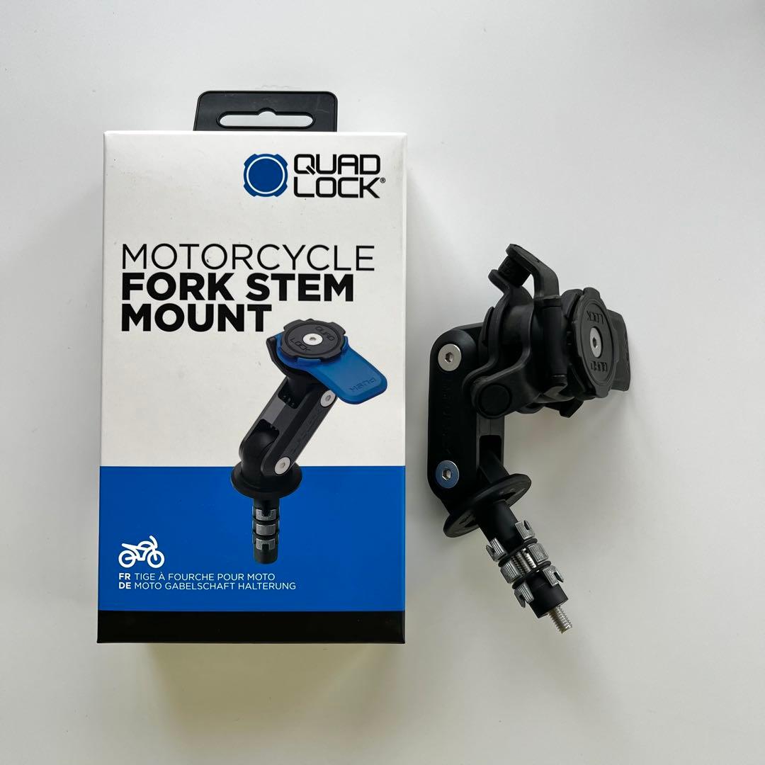 QUAD LOCK ダンパー付き モーターサイクルフォークステムマウント