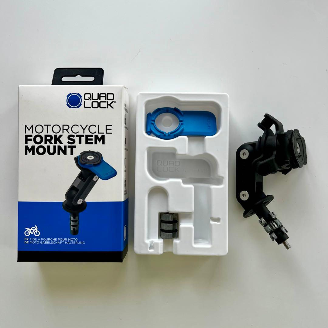 QUAD LOCK ダンパー付き モーターサイクルフォークステムマウント