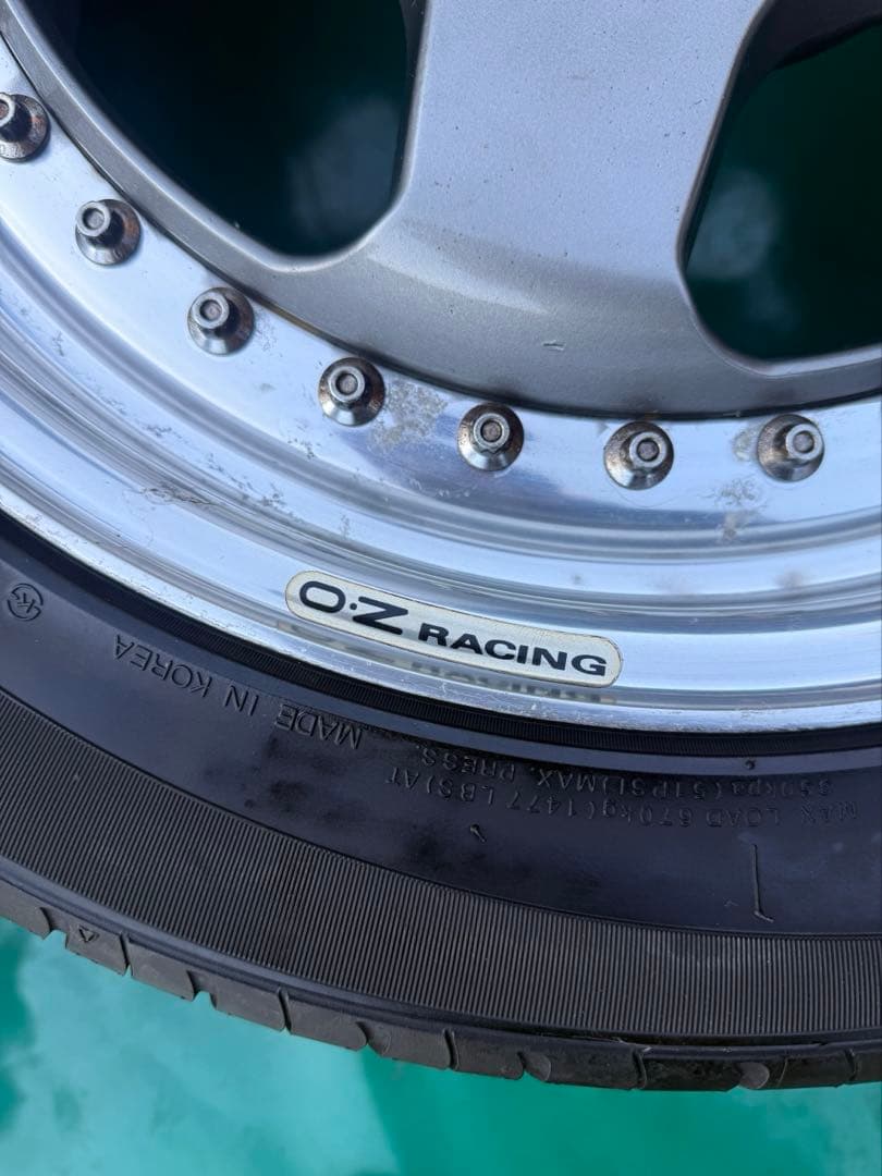 0•ZRacingリム（夏タイヤ付き）PCD114.3/5穴 Hub 66