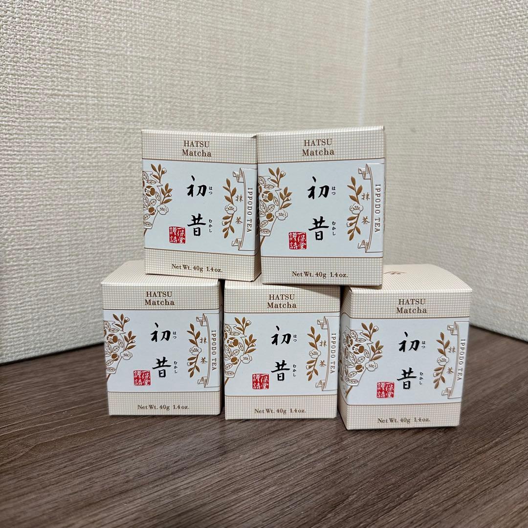 一保堂茶舗 抹茶 初昔 40g×5箱セット
