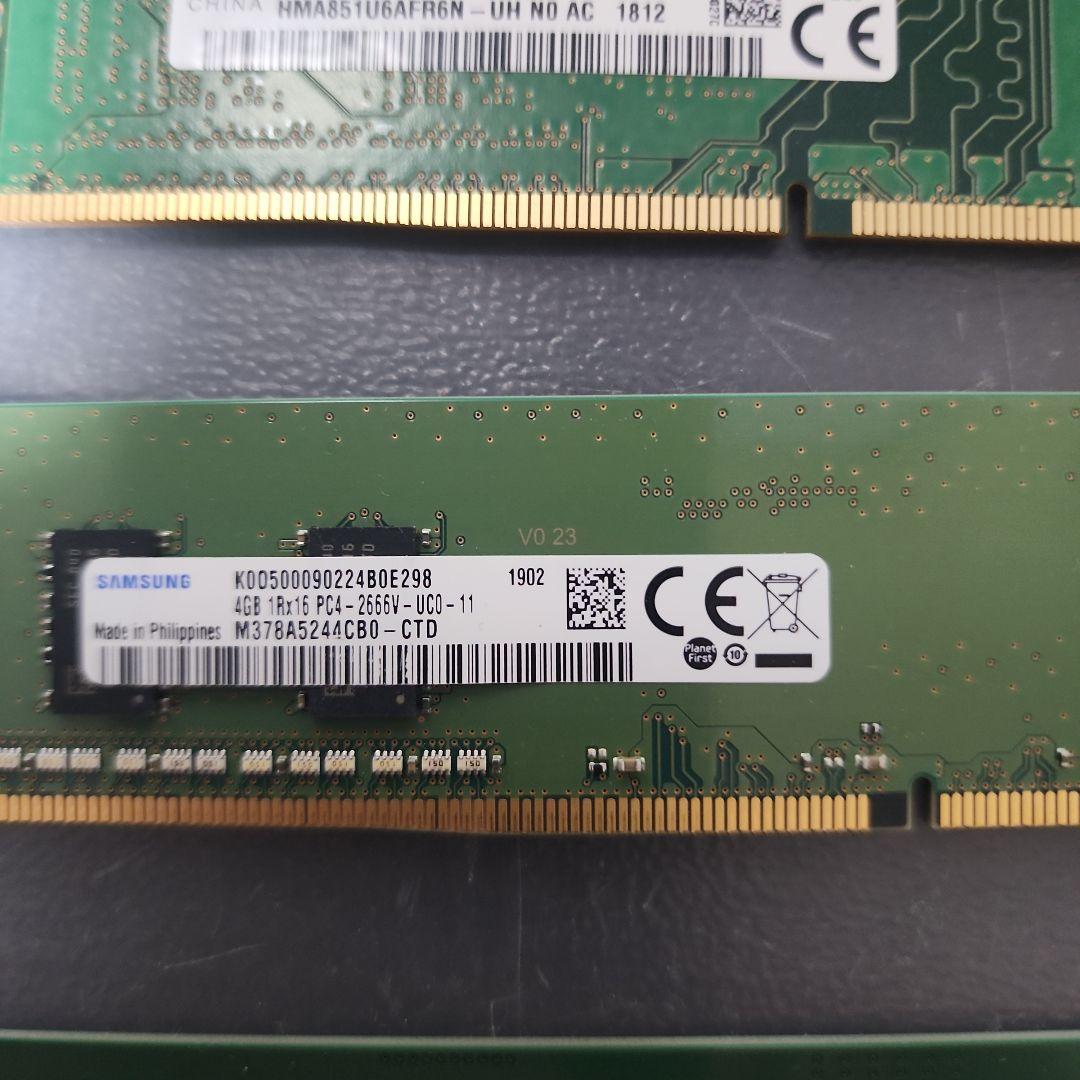 4GB,8GB DDR4 メモリモジュール 9枚セット ジャンク扱い