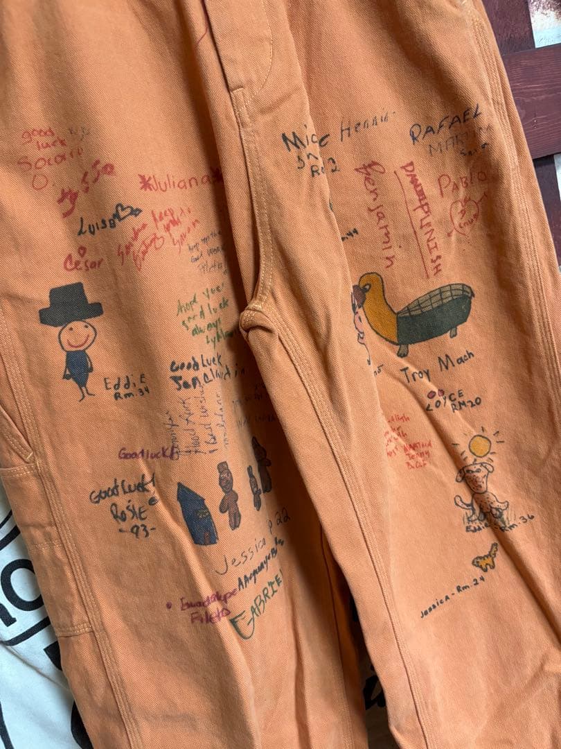 デニム＆ダンガリー DENIM DUNGAREE ラクガキロングパンツ 新品02