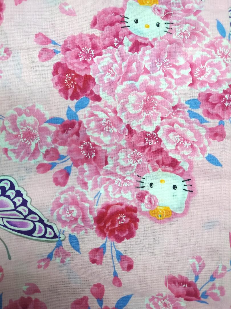 ハローキティ　浴衣　新品　婦人用　レディース　ピンク