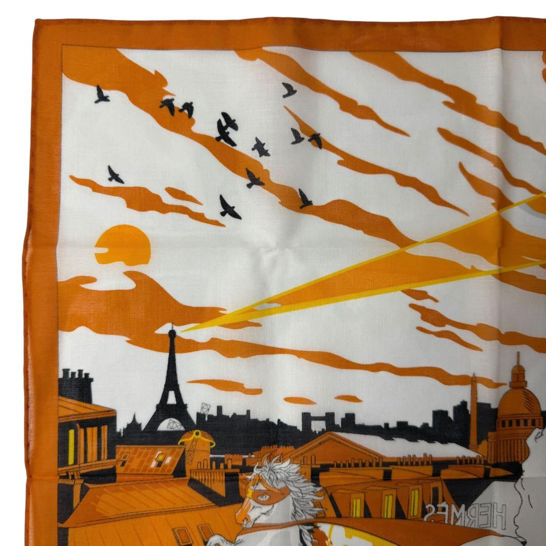 HERMES エルメス カレ40 未使用品 箱付 ハンカチ スカーフ