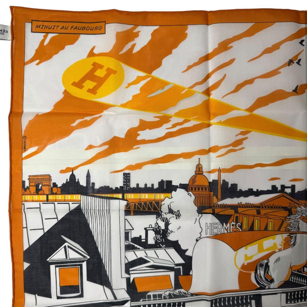 HERMES エルメス カレ40 未使用品 箱付 ハンカチ スカーフ