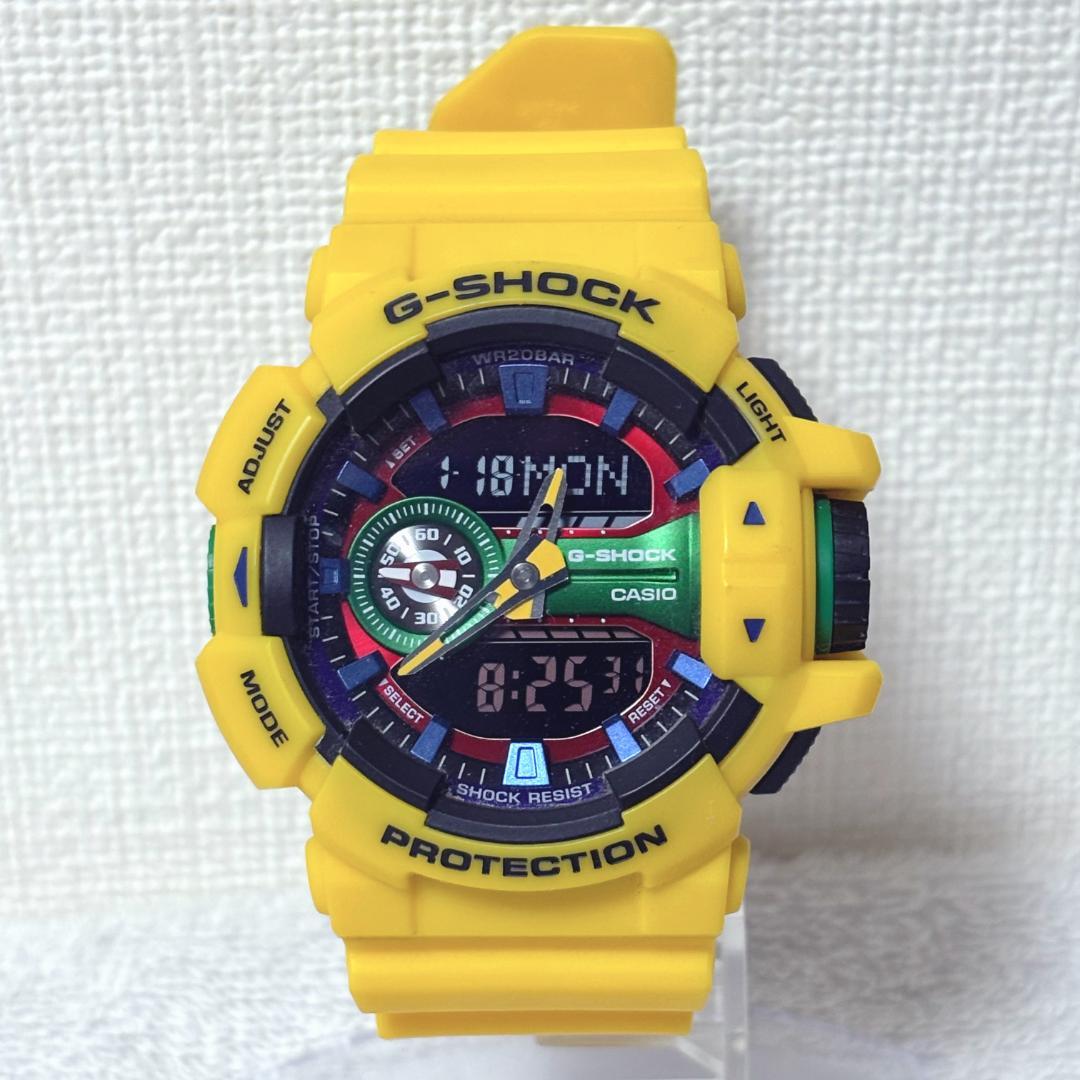 【レア】美品 G-SHOCK GA-400 イエロー 動作良好 腕時計 y2k