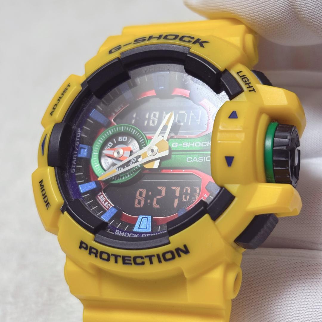 【レア】美品 G-SHOCK GA-400 イエロー 動作良好 腕時計 y2k