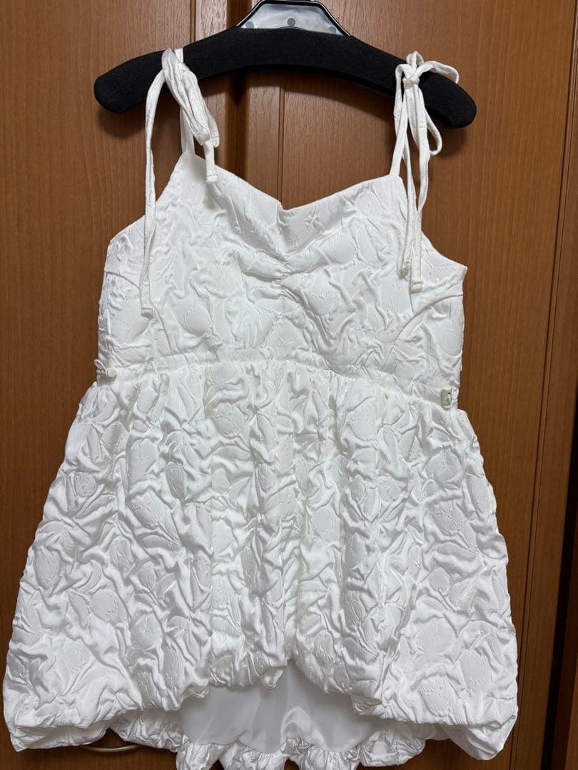 poppy あさぎーにょさん　ホワイトキャミチュニック　タグなし未使用