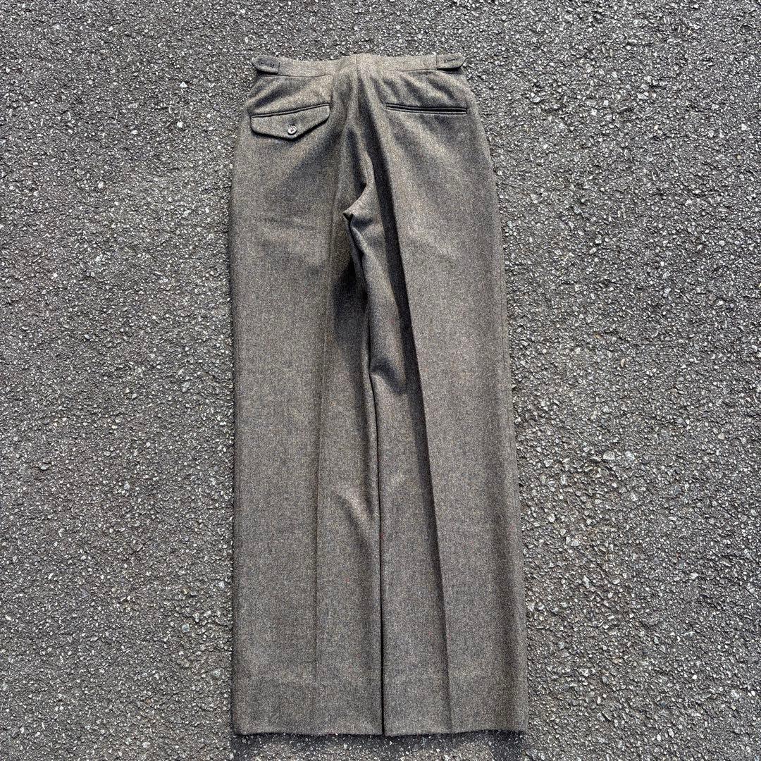 【希少/極上】70s-80s Avon House2タックワイドウールスラックス