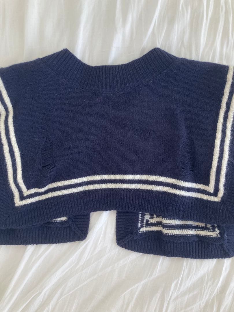 Charles Jeffrey Loverboy セーラー ニット付け襟